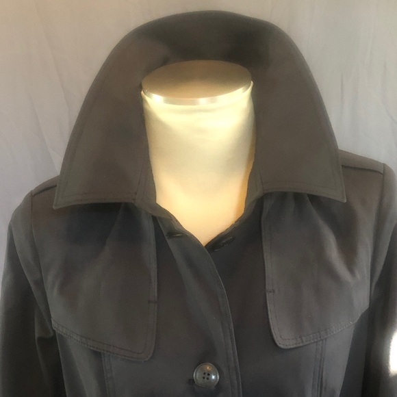 Via Spiga Black Trench Coat (M) - Picture 11 of 12